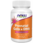 Now Foods Prenatal Gels + DHA 90 kapslí