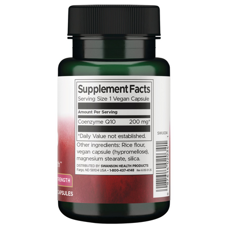 Swanson Koenzym Q10 200 mg 30 kapslí