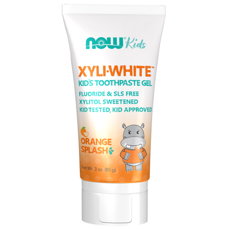 Now Foods XyliWhite Toothpaste Gel Kids Orange 85 g zubní pasta
