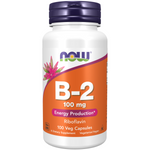 Now Foods Vitamin B2 (Riboflavin) 100 mg 100 kapslí