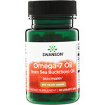 Swanson Omega-7 Oil From Sea Buckthorn Oil 30 kapslí
