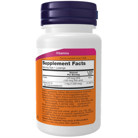 Now Foods Vitamin B-12 1000 mcg 100 tablet