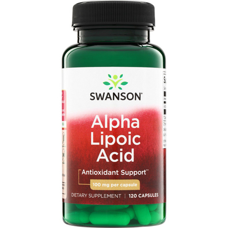 Swanson Kyselina Alfa Lipoová 100 mg 120 kapslí