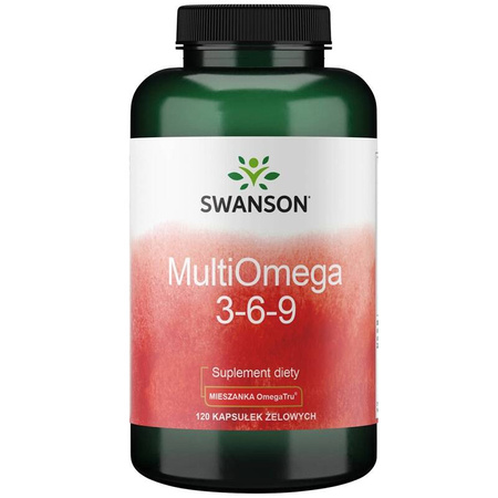 Swanson MultiOmega 3-6-9 Kyselina EPA DHA 120 kapslí