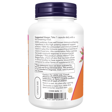Now Foods C-1000 Zinc D-3 100 veg kapslí