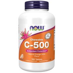 Now Foods Vitamin C-500 Orange 100 tablet
