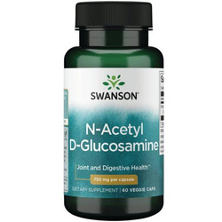 Swanson N-Acetyl D-Glucosamine (NAG) 750 mg 60 veg kapslí