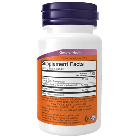 Now Foods Koenzym Q10 50 mg 50 kapslí