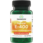 Swanson Natural Vitamín E-400 100 kapslí
