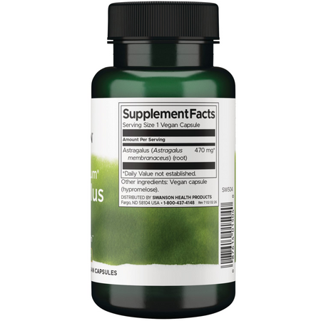Swanson Astragalus (Kozinec) 470 mg 100 kapslí