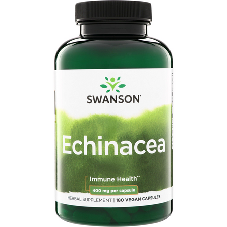 Swanson Echinacea 400 mg 180 kapslí