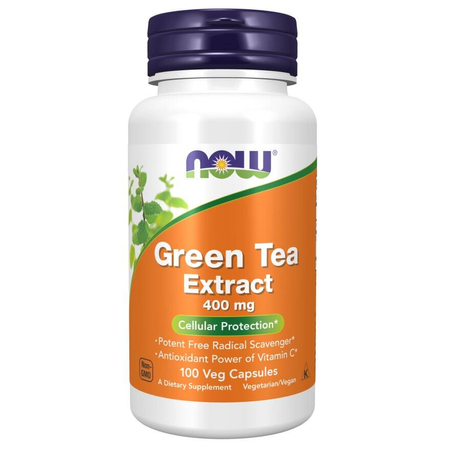 Now Foods Green Tea Extract 400 mg 100 kapslí