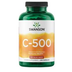 Swanson Vitamín C 500 mg s Šípkem 250 kapslí