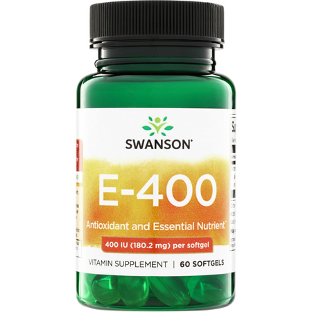 Swanson Vitamín E 400 iu 60 kapslí