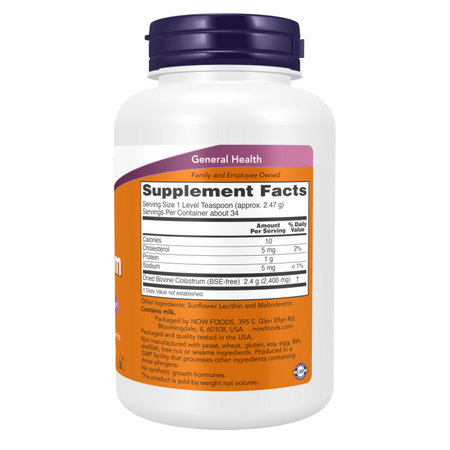 Now Foods Colostrum Powde 85 g