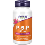 Now Foods Vitamin B6 P-5-P 50 mg 90 kapslí