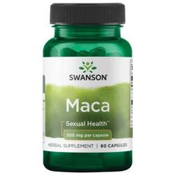 Swanson Maca Extract (Řeřicha peruánská) 500 mg 60 kapslí