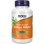Now Foods Ginkgo Biloba Double Strength Extrakt 120 mg 100 veg kapslí
