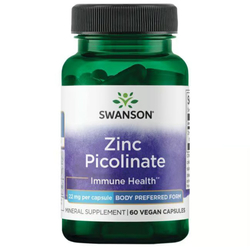 Swanson Zinek Pikolinát 22 mg 60 kapslí