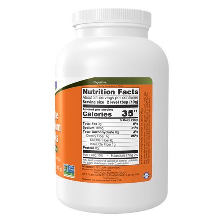 Now Foods Psyllium Husks, Whole 680 g