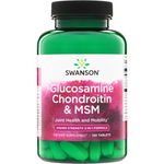 Swanson Glukosamin, Chondroitin a MSM Higher Strength 120 tablet