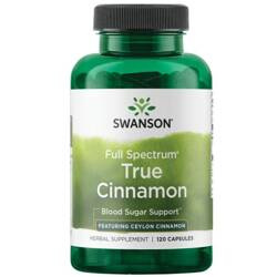 Swanson Cejlonská Skořice (True Cinnamon) 300 mg 120 kapslí