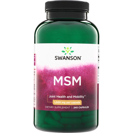 Swanson MSM Metylosulfonylometan 1000 mg 240 kapslí