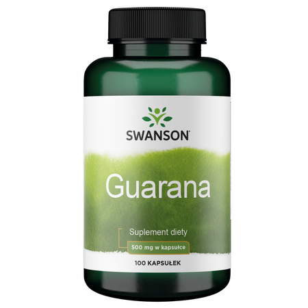 Swanson Guarana 500 mg 100 kapslí