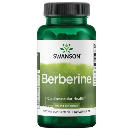 Swanson Berberine 400 mg 60 kapslí