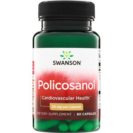 Swanson BioCosanol Polikosanol 20 mg 60 kapslí