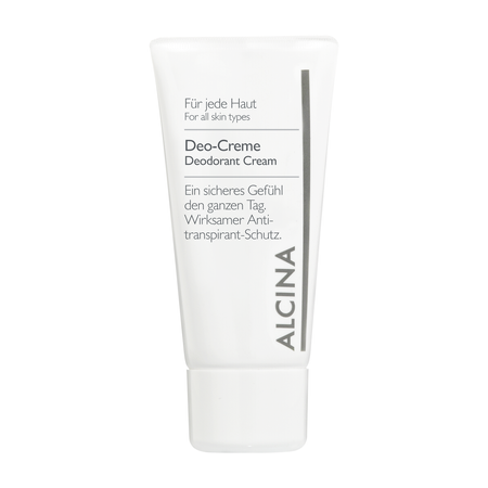 ALCINA For all skin types Deodorant Cream – antiperspirační deo-krém bez alkoholu pro citlivou pokožku, 50 ml