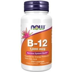 Now Foods Vitamín B12 1000 mcg 250 cucací tablety