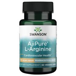 Swanson AjiPure L-Arginin 500 mg 60 kapslí