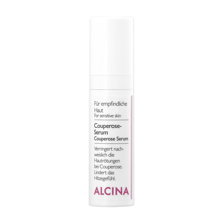 ALCINA For sensitive skin Couperose Serum – pleťové sérum redukující zarudnutí pro pleť s teleangiektáziemi (kuperóza), 30 ml