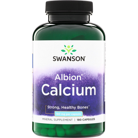 Swanson Albion Chelát Vápníku 180 mg 180 kapslí