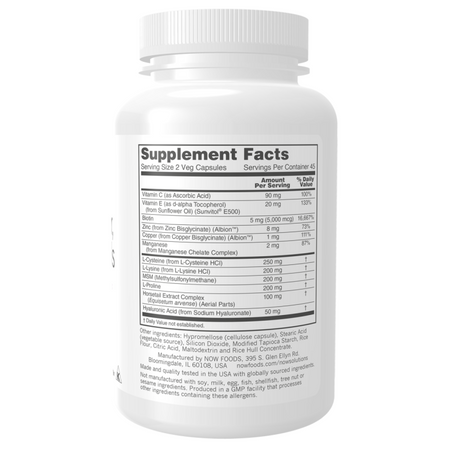 Now Foods Hair, Skin a Nails Vegan 90 veg kapslí