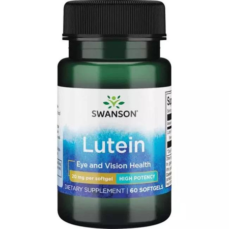 Swanson Lutein 20 mg 60 kapslí