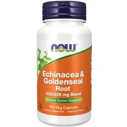 Now Foods Echinacea a Goldenseal Root 100 veg kapslí