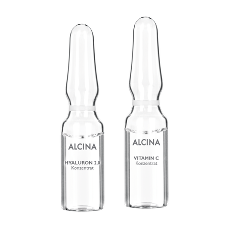 ALCINA Hyaluron 2.0 Ampoule Treatment – ampulková kúra s kyselinou hyaluronovou a vitamínem C, 10x1 ml