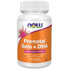 Now Foods Prenatal Gels + DHA 90 kapslí