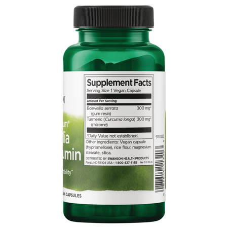 Swanson Boswellia a Curcumin 60 kapslí