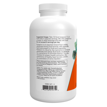 Now Foods Potassium Gluconate Pudr 454 g