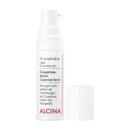 ALCINA For sensitive skin Couperose Serum – pleťové sérum redukující zarudnutí pro pleť s teleangiektáziemi (kuperóza), 30 ml