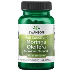 Swanson Moringa Olejodárná (Moringa Oleifera) 400 mg 60 kapslí