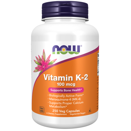 Now Foods Vitamin K-2 100 mcg 250 veg kapslí