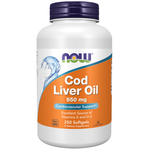 Now Foods Cod Liver Oil 650 mg 250 kapslí