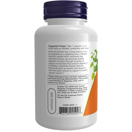 Now Foods Artichoke Extract 450 mg 90 kapslí