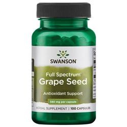 Swanson Hroznová Semínka (Grape Seed) 380 mg 100 kapslí