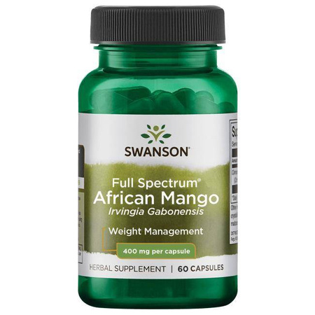 Swanson Africké Mango (Irvingia Gabonensis) 400 mg 60 kapslí