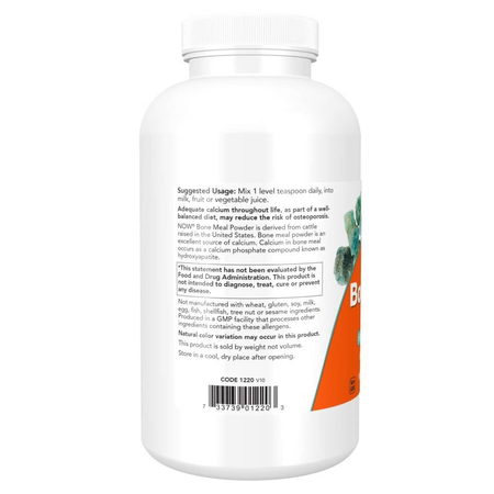 Now Foods Bone Meal Pudr 454 g